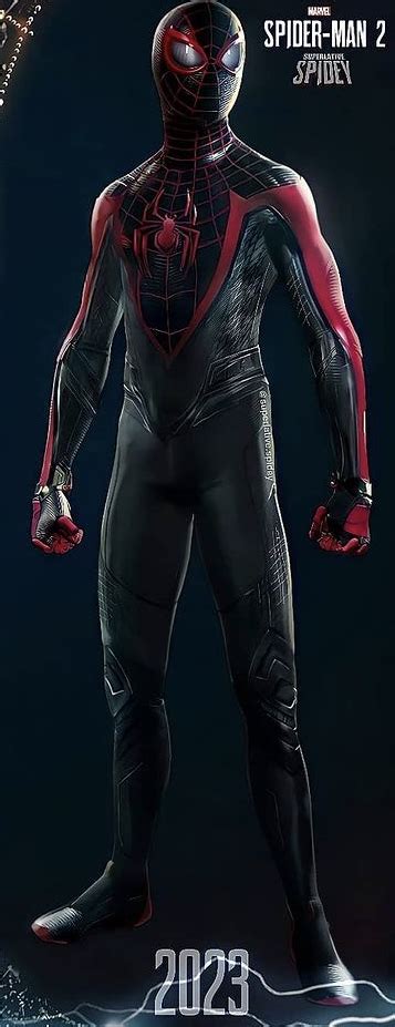 Miles Morales Insomniac Spider-Man 2 Upgraded Suit by ...