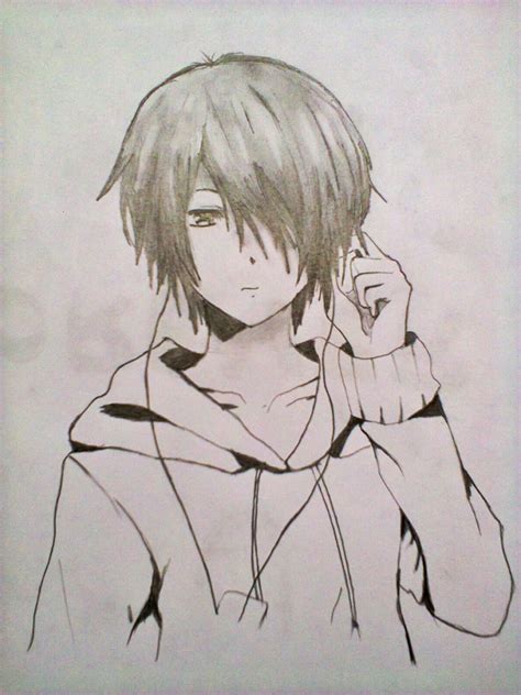 Easy Anime Boy Drawing at GetDrawings | Free download