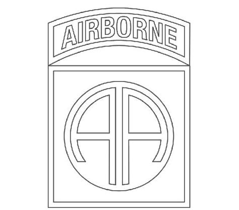 US Army 82nd Airborne Division Patch Vector Files dxf eps svg | Etsy