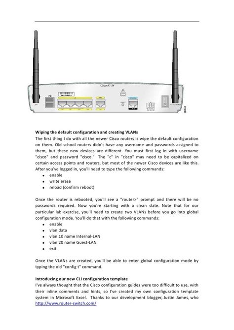 Soho setup, how to configure the cisco 871 w wireless router