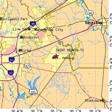 Saint Hedwig, Texas (TX) ~ population data, races, housing & economy