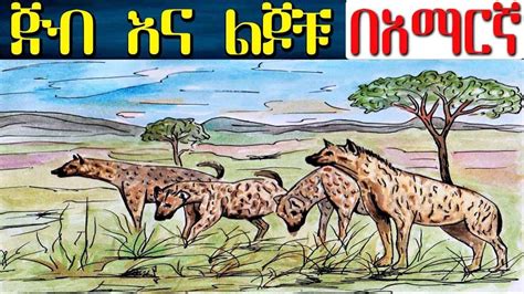 The hyena & his sons' | ጅብና ልጆቹ | የኢትዮጵያ ልጆች | Fairy Tale | Story Time | Yelijoch Gize|Teret ...