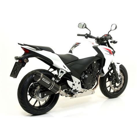 Honda CB500F 2013 Full ARROW Exhaust System with Road approved All Carbon Fibre silencer