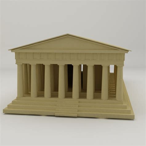 3d model parthenon