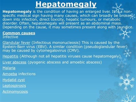 Hepatomegaly