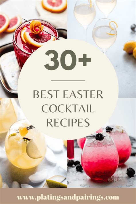 30+ BEST Easter Cocktails to Make This Spring!