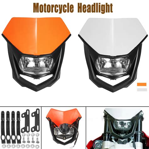 1x 12V H4 Universal Motorcycle Headlight Bulbs Headlamp Street Fighter ...