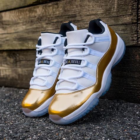 Air Jordan 11 Retro Low White- Metallic Gold – Kick Game