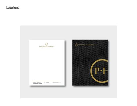 Pearson&Hardman Law Firm Branding Identity by YING YAO at Coroflot.com