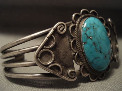 Early 1900's Vintage Navajo Domed Turquoise Native American Jewelry Si – Nativo Arts