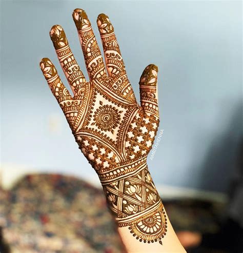 Traditional Full Hand Mehndi Design