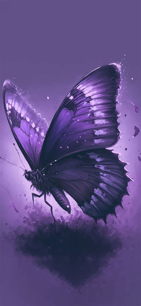 Purple Butterfly Wallpapers - Butterfly Aesthetic Wallpapers iPhone