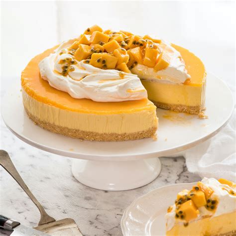 No Bake Mango Cheesecake | RecipeTin Eats