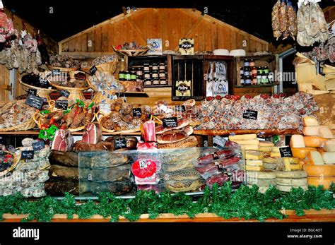 Paris, France, Christmas Food Shopping, French Delicatessen Display at ...