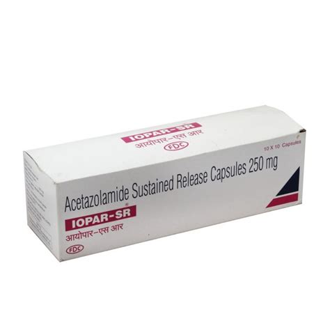 Iopar SR 250 Mg | Acetazolamide | Diamox | It's Uses | Side Effects