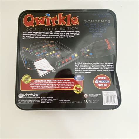 Qwirkle Collector's Edition | Fun Strategy Board Tile Game in Premium ...