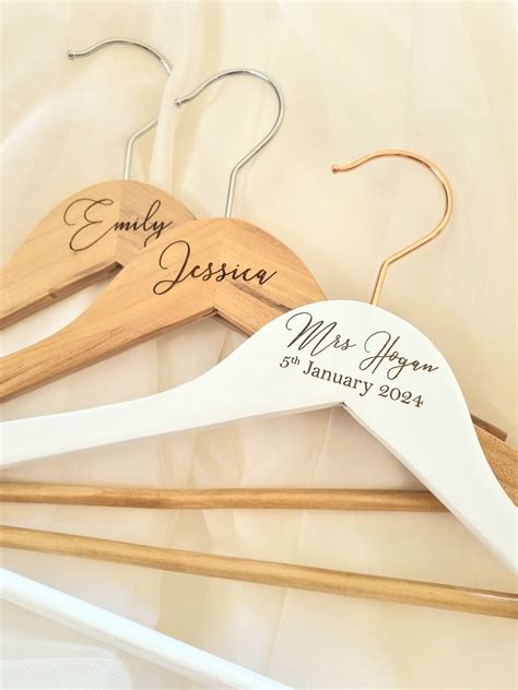 Personalised Wooden Hangers | The Bridal Box Co.