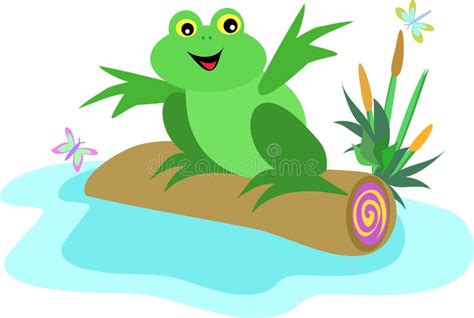 Frog Log Stock Illustrations – 233 Frog Log Stock Illustrations ...