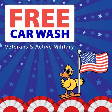 🇺🇸 VETERANS DAY 🇺🇸 FREE Car Wash for Veterans and Active Military on ...