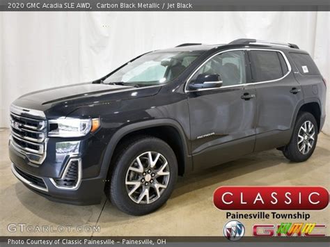 Carbon Black Metallic - 2020 GMC Acadia SLE AWD - Jet Black Interior ...