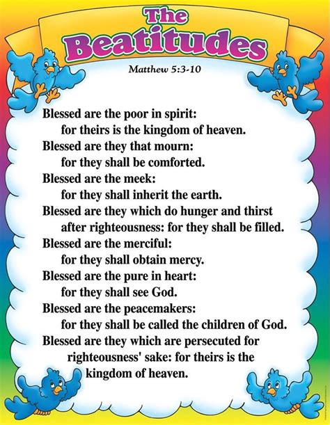 Kids Travel Guide To The Beatitudes Printable - Free Printable Download