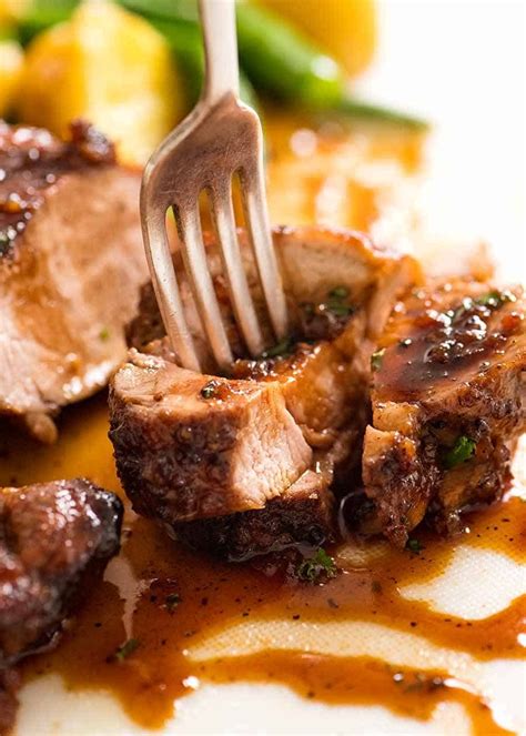 Pork Tenderloin with Honey Garlic Sauce | RecipeTin Eats