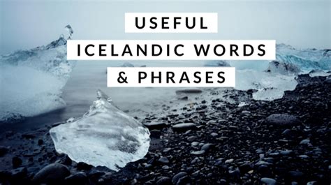 Useful Icelandic Words & Phrases for Visitors & Language Learners - Ep ...