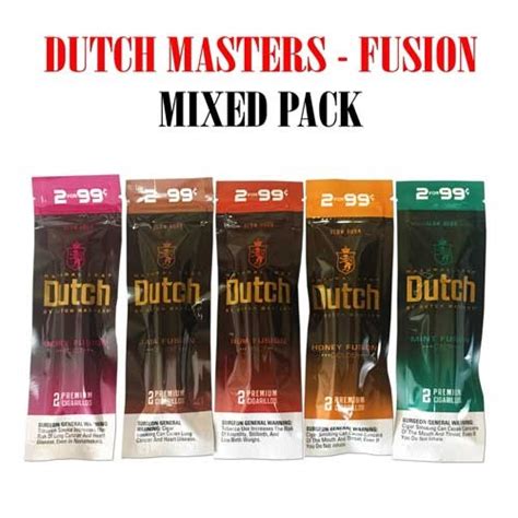 Mixed Flavor Pack - Dutch Masters Fusion Cigarillos - roarunnercigars.com