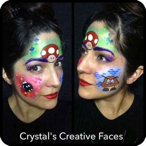 Super Mario by Crystal's Creative Faces | Face painting designs ...