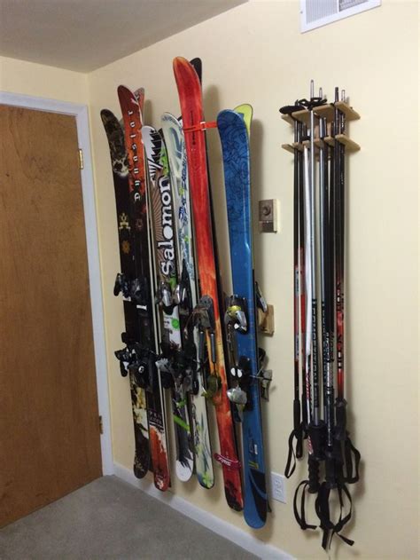 Pin by Rita Karp on Bend garage | Ski rack, Ski storage, Skiing