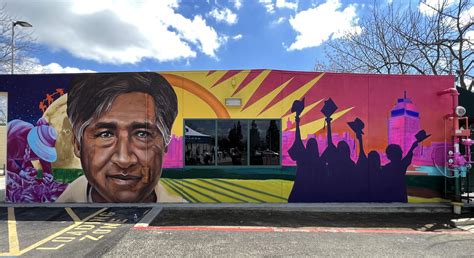 Fresno Unified unveils new mural honoring Cesar Chavez - The kNOw Youth Media