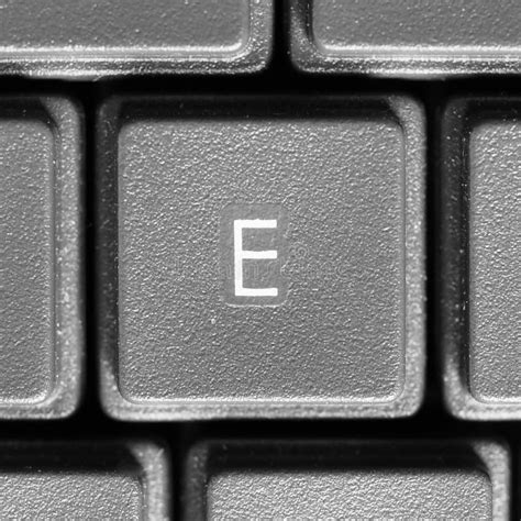 Letter E on Computer Keyboard Stock Photo - Image of keyboard, text ...