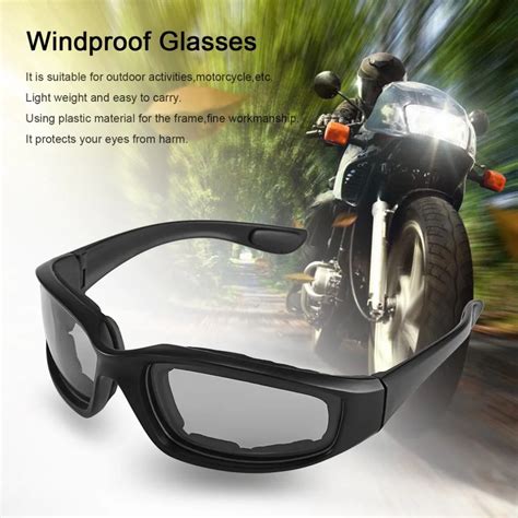 UV400 Motorcycle Bike Riding Protective Sun Glasses Windproof Dustproof Eyes Glass Cycling ...