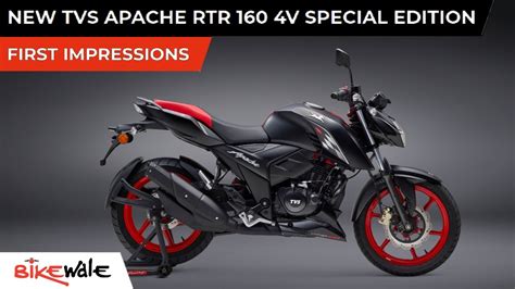 New TVS Apache RTR 160 4V Special Edition – First Impressions | Best Just Got Better | BikeWale ...