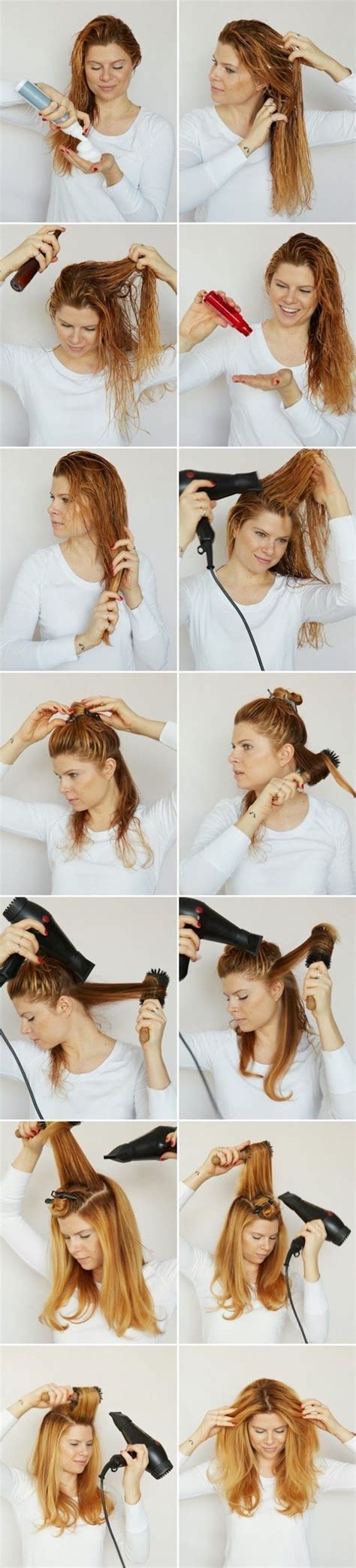 How to blow dry your hair like a pro. Salon blow out. Dyson supersonic hair dryer is hands down ...