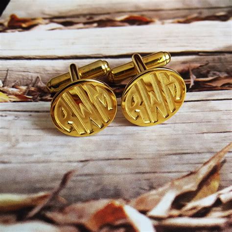 Engraved Gold Cufflinksgroom Wedding Giftgold Men - Etsy