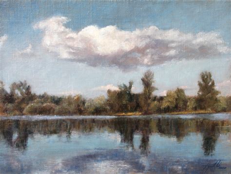 The River - Landscape Oil painting - Fine Arts Gallery - Original fine ...