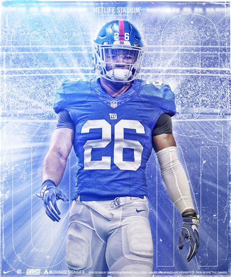 Saquon Barkley New York Giants Jersey Swap on Behance