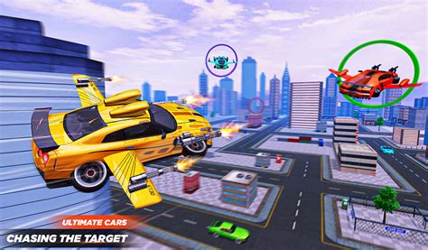 Flying Car Driving simulator 2021: Free Car Games :: Behance