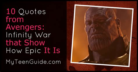 10 Epic Avengers: Infinity War Quotes You Need to Read- MyTeenGuide