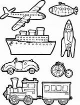 Transportation Kb Sketch Coloring Page sketch template