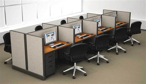 China Modern Large Furniture Two People 3-Desks Cubicle Office ...