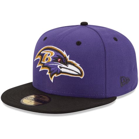 New Era Baltimore Ravens 2Tone 59FIFTY Fitted Hat - Purple