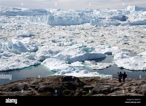 UNESCO World Heritage Site, Ilulissat Icefjord, Ilulissat, Greenland ...