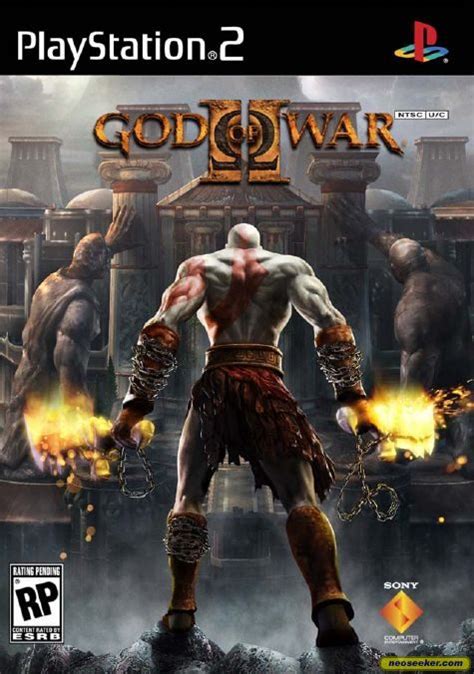 God of War II: Divine Retribution PS2 Front cover