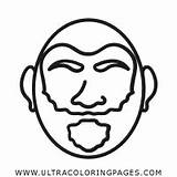 Mustache Coloring Page  Ultra Pages sketch template