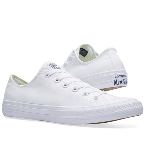 Converse Chuck Taylor II Ox White & Navy | END.