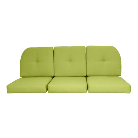 FiberBuilt Paradise Cushions Sunbrella Wicker Sofa Seat and Back Cushion - Walmart.com