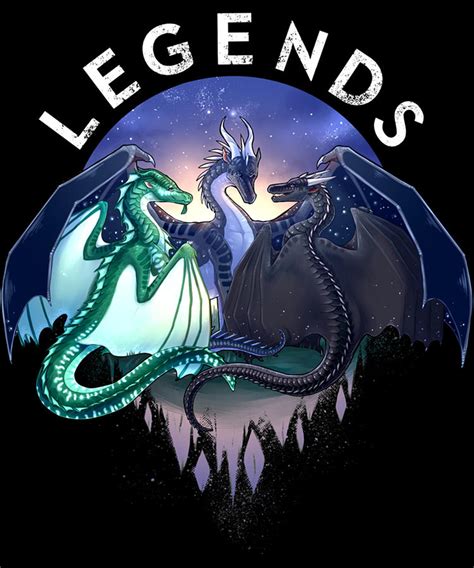 Wings of Fire - Legends - Fathom Darkstalker Clearsight Classic T-Shirt ...