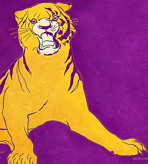 1958 LSU Tiger Art - Row One Brand